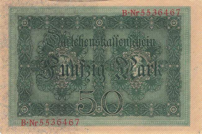 50 Mark 1914 ro.50b B